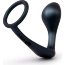 Черное эрекционное кольцо со стимулятором простаты Ringer Cock Ring Plug - Черное эрекционное кольцо со стимулятором простаты Ringer Cock Ring Plug