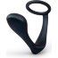 Черное эрекционное кольцо со стимулятором простаты Ringer Cock Ring Plug - Черное эрекционное кольцо со стимулятором простаты Ringer Cock Ring Plug