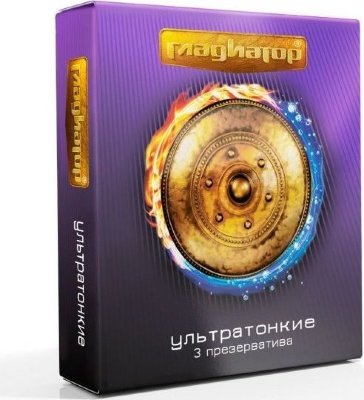 Презервативы Гладиатор Ультратонкие - 3 шт. Длина: 18 см. Презервативы «Гладиатор» ультратонкие разработаны специально для того, чтобы усилить ощущения во время секса и почувствовать своего партнера максимально близко, они отличаются уменьшенной толщиной стенок, но при этом сохраняют высокую надежность в использовании. Презервативы «Гладиатор» обеспечивают максимальную чувствительность, создавая иллюзию отсутствия барьера между партнерами. Силиконовая смазка снижает трение и делает половой акт более чувственным. Если Вы любите естественность и надежность, вам понравятся эти презервативы. Качество презервативов проверяется при помощи электронного оборудования на каждом этапе производства. Номинальная ширина - 52 мм. Толщина стенки - 0,04 мм. В упаковке - 3 шт. Страна: Россия. Материал: латекс. Объем: 3 шт.