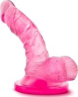Розовый фаллоимитатор на присоске NATURALLY YOURS 4INCH MINI - 12 см.