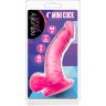 Розовый фаллоимитатор на присоске NATURALLY YOURS 4INCH MINI - 12 см.