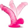 Розовый фаллоимитатор на присоске NATURALLY YOURS 4INCH MINI - 12 см.