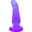 Фиолетовая анальная пробка без вибрации - 12 см.  Цена 745 руб. - Фиолетовая анальная пробка без вибрации - 12 см.