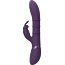 Фиолетовый вибромассажер-кролик с 3 стимулирующими кольцами Sora - 24,2 см.  Цена 15 573 руб. - Фиолетовый вибромассажер-кролик с 3 стимулирующими кольцами Sora - 24,2 см.