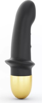 Черный вибратор Mini Lover Black 2.0 - 16,5 см.