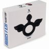 Черное эрекционное кольцо с крыльями Rooster Jeliel Angel