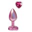 Розовая анальная пробка с кристаллом-сердцем Pearl Pink Plug Small  Цена 1 898 руб. - Розовая анальная пробка с кристаллом-сердцем Pearl Pink Plug Small