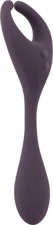 Фиолетовый универсальный вибратор Remote Controlled Couples Vibrator