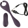 Фиолетовый универсальный вибратор Remote Controlled Couples Vibrator