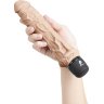 Телесный вибратор-реалистик 8 Girthy Realistic Vibrator - 24,5 см.