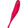 Красный вакуум-волновой стимулятор клитора Satisfyer Twirling Pro