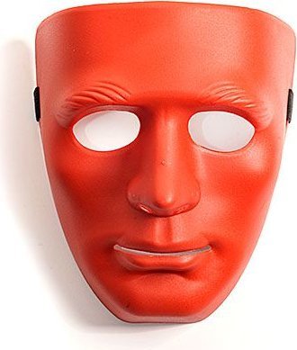 Красная маска из пластика  Цена 1 687 руб. Использование маски позволит вам внести в свою сексуальную жизнь разнообразие и насладиться сексом в стиле БДСМ. Маска обладает широкими прорезями для глаз, а также отверстием для рта и носа. Не понижает слышимость. Страна: Россия. Материал: пластик.