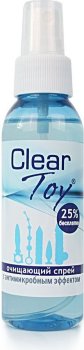 Очищающий спрей Clear Toy с антимикробным эффектом - 100 мл.