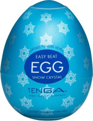 Мастурбатор-яйцо Snow Crystal  Цена 1 100 руб. Длина: 6.5 см. Выраженная стимуляция! Оригинальный рельеф этого яйца позволит испытать одно из самых ярких удовольствий. Доставьте себе феноменальные, ни с чем не сравнимые, ощущения с Tenga Egg! Это яичко с секретом. Снимите пленку с помощью отрывного лепестка и откройте яйцо. Внутри вы найдете упаковку с лубрикантом и супермягкую, сверхэластичную секс-игрушку. Нанесите лубрикант внутрь яичка. Оденьте и наслаждайтесь! Эти яички прекрасно растягиваются в длину и принимают форму любого пениса. Совершайте рукой знакомые движения, получая дополнительное фантастическое удовольствие! Двойное кольцо на входе обеспечивает приятное проникновение и тесное облегание. Натяжение и внутренняя фактура позволяют Tenga Egg ласкать одновременно ствол и головку, а потом довести вас до самого глубокого и насыщенного оргазма.Tenga Egg также предлагает восхитительный бонус. Яичко можно вывернуть, одеть на ладонь и ласкать любые чувственные зоны мягким, нежным рельефом - вашей девушке тоже понравится. Страна: Япония. Материал: термопластичный эластомер (TPE).