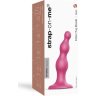 Розовая насадка Strap-On-Me Dildo Plug Beads size S