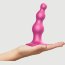 Розовая насадка Strap-On-Me Dildo Plug Beads size S  Цена 5 886 руб. - Розовая насадка Strap-On-Me Dildo Plug Beads size S