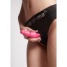 Розовая насадка Strap-On-Me Dildo Plug Beads size S