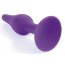 Фиолетовая анальная втулка Silcone Purple Plug Large - 12,5 см. - Фиолетовая анальная втулка Silcone Purple Plug Large - 12,5 см.