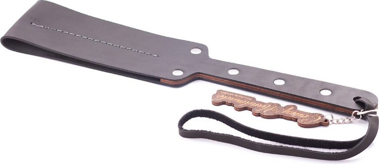 Гладкий мягкий удлиненный пэддл с заклепками - 32 см.