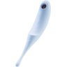 Голубой вакуум-волновой стимулятор клитора Satisfyer Twirling Pro