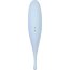 Голубой вакуум-волновой стимулятор клитора Satisfyer Twirling Pro - Голубой вакуум-волновой стимулятор клитора Satisfyer Twirling Pro
