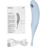 Голубой вакуум-волновой стимулятор клитора Satisfyer Twirling Pro