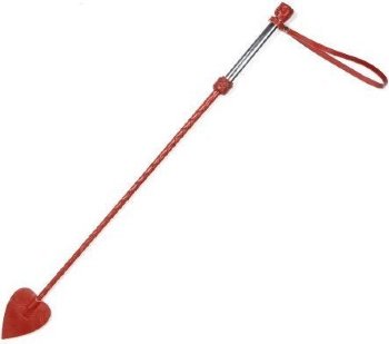 Красный стек с металлической рукоятью и наконечником-стрелой - 70 см.