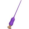 Фиолетовый тонкий стимулятор Nipple Vibrator - 23 см.