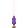 Фиолетовый тонкий стимулятор Nipple Vibrator - 23 см.