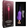 Фиолетовый тонкий стимулятор Nipple Vibrator - 23 см.