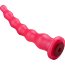 Розовый удлинённый анальный стимулятор с шариками - 22 см.  Цена 913 руб. - Розовый удлинённый анальный стимулятор с шариками - 22 см.