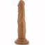 Кофейный фаллоимитатор без мошонки Dr. Skin Realistic Cock Basic 7.5 - 19 см. - Кофейный фаллоимитатор без мошонки Dr. Skin Realistic Cock Basic 7.5 - 19 см.