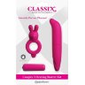 Ярко-розовый вибронабор для пар Couples Vibrating Starter Kit