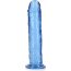 Синий фаллоимитатор Crystal Clear на присоске - 25 см.  Цена 3 738 руб. - Синий фаллоимитатор Crystal Clear на присоске - 25 см.