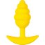 Желтая анальная втулка Vikki - 9 см.  Цена 1 055 руб. - Желтая анальная втулка Vikki - 9 см.