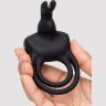 Черное эрекционное виброкольцо Happy Rabbit Cock Ring