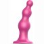 Розовая насадка Strap-On-Me Dildo Plug Beads size L  Цена 7 791 руб. - Розовая насадка Strap-On-Me Dildo Plug Beads size L