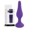Фиолетовая анальная втулка Silcone Purple Plug Extra Large - 15,5 см.