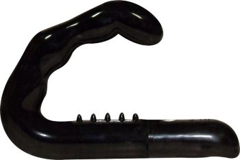 Чёрный стимулятор простаты Ebony Prostate Massager