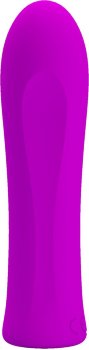 Лиловый мини-вибратор Alfreda - 10,2 см.