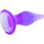 Фиолетовая анальная пробка с утонченным кончиком - 13,8 см.  Цена 1 105 руб. - Фиолетовая анальная пробка с утонченным кончиком - 13,8 см.