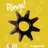 Чёрное эрекционное кольцо Rings Cogweel