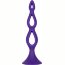 Фиолетовая анальная елочка Silicone Triple Probe - 14,5 см.  Цена 2 616 руб. - Фиолетовая анальная елочка Silicone Triple Probe - 14,5 см.