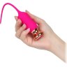 Розовый тонкий стимулятор Nipple Vibrator - 23 см.
