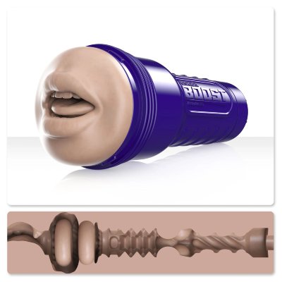 Мастурбатор-ротик Fleshlight Boost Blow Длина: 24.8 см. Приготовьтесь к удару всей жизни. Испытайте дразнящие ощущения от орального секса в любое удобное для вас время с реалистичной секс-игрушкой от Fleshlight в виде рта. Когда вы проводите своим стержнем по ее языку и проникаете внутрь, плавающие кольца Boost «Turbo Tech» доставляют вашему члену реалистичные ощущения. Когда она поглотит вас, приготовьтесь к интенсивному глубокому эффекту, поскольку ее различные бугорки, крупные выпуклости и удлиненные бугорки массируют вашу плоть до мощного оргазма. Корпус мастурбатора Fleshlight имеет отверстие для выхода воздуха, благодаря которому вы сможете настроить желаемую герметичность и насладится эффектом вакуума. Страна: Испания. Материал: Super Skin.