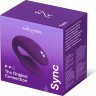 Фиолетовый вибратор для пар We-Vibe Sync 2