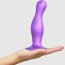 Фиолетовая насадка Strap-On-Me Dildo Plug Curvy size L  Цена 7 791 руб. - Фиолетовая насадка Strap-On-Me Dildo Plug Curvy size L