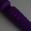 Фиолетовый wand-вибратор с подвижной головкой - 20,4 см.  Цена 2 022 руб. - Фиолетовый wand-вибратор с подвижной головкой - 20,4 см.