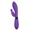Фиолетовый вибратор Yonce с клиторальным зайчиком - 20,5 см.  Цена 2 705 руб. - Фиолетовый вибратор Yonce с клиторальным зайчиком - 20,5 см.