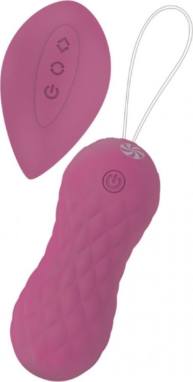 Фиолетовые вагинальные виброшарики Dea с пультом ДУ